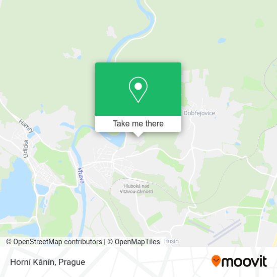 Horní Kánín map