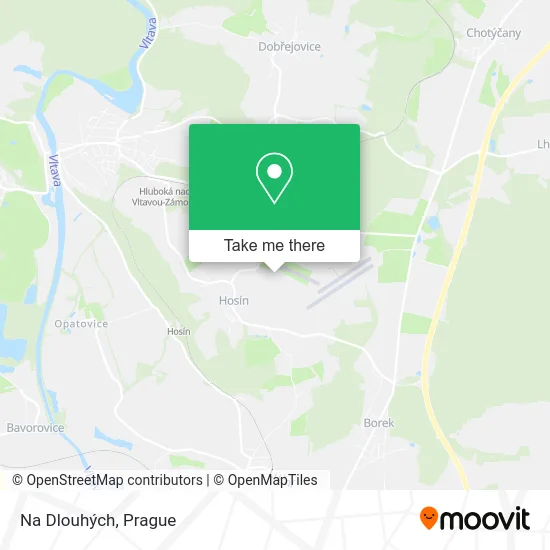 Карта Na Dlouhých