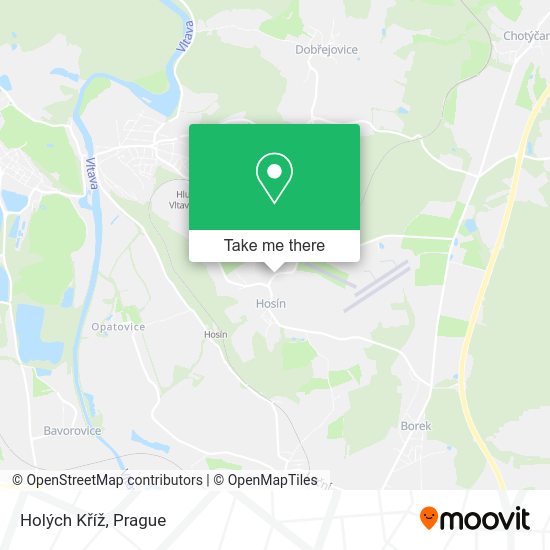 Holých Kříž map