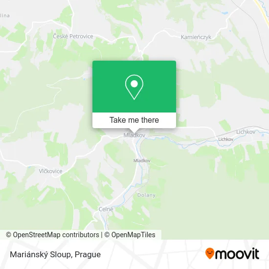 Карта Mariánský Sloup