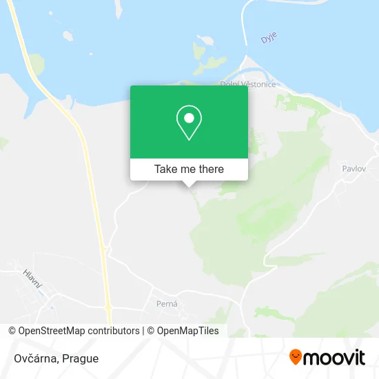 Карта Ovčárna