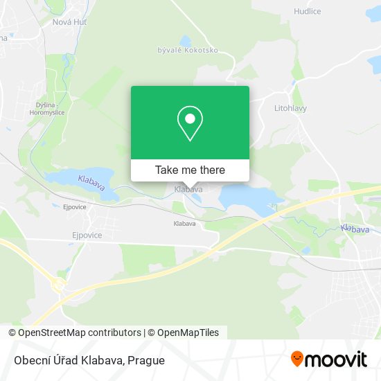 Obecní Úřad Klabava map