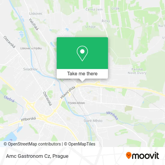 Карта Amc Gastronom Cz