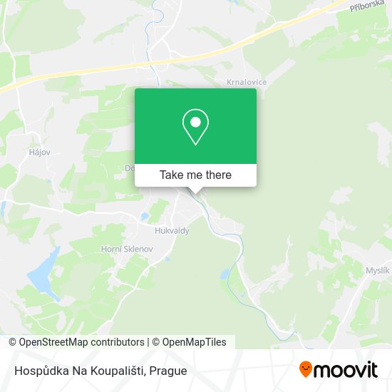 Карта Hospůdka Na Koupališti