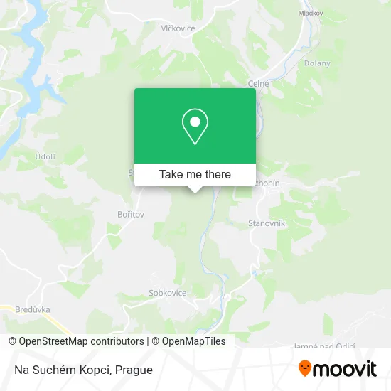 Карта Na Suchém Kopci
