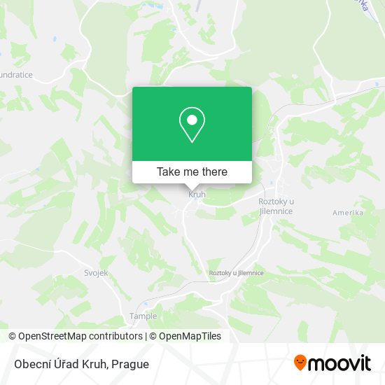 Obecní Úřad Kruh map