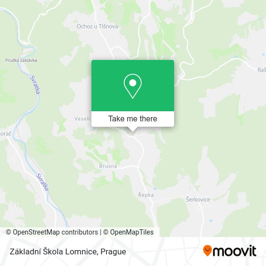 Základní Škola Lomnice map