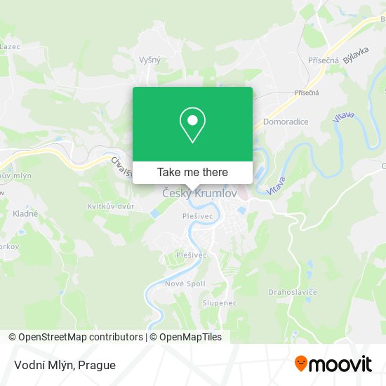 Vodní Mlýn map