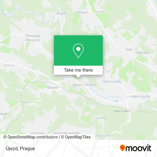 Карта Újezd