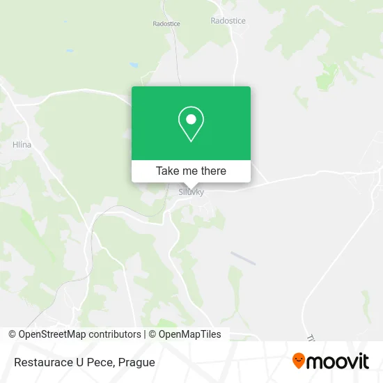 Карта Restaurace U Pece