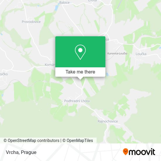 Карта Vrcha