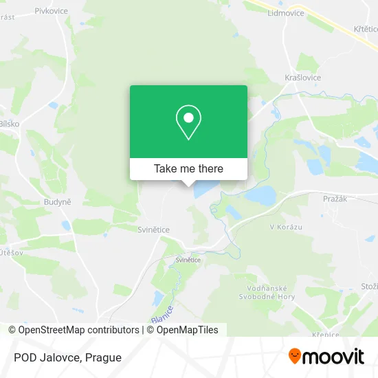 Карта POD Jalovce