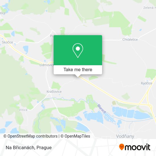 Na Břicanách map