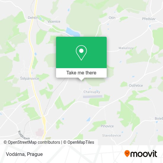 Карта Vodárna