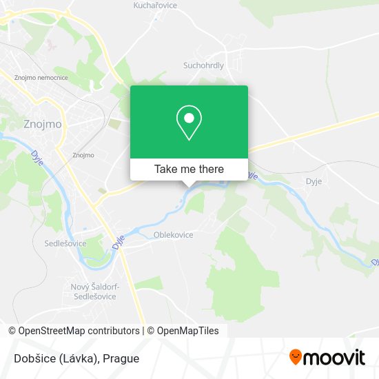 Dobšice (Lávka) map