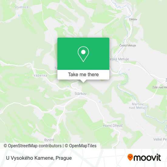 U Vysokého Kamene map