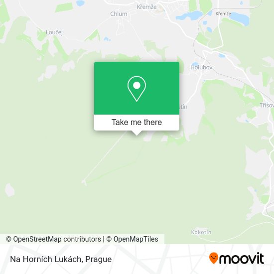 Na Horních Lukách map