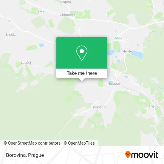 Карта Borovina