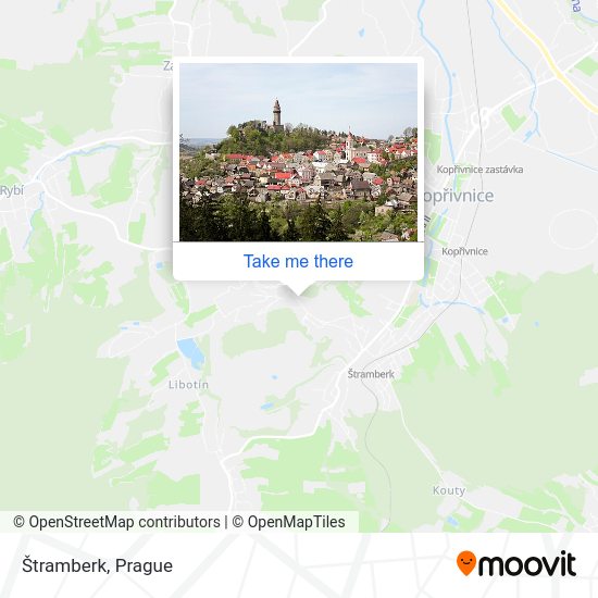 Карта Štramberk