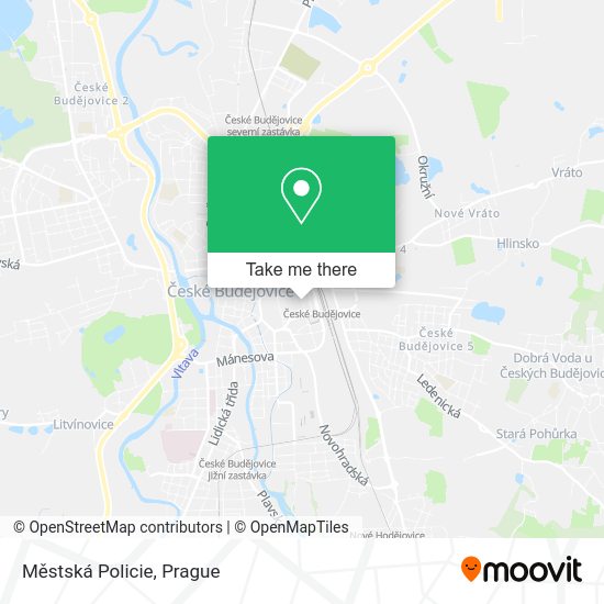 Městská Policie map