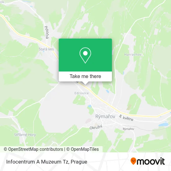 Карта Infocentrum A Muzeum Tz