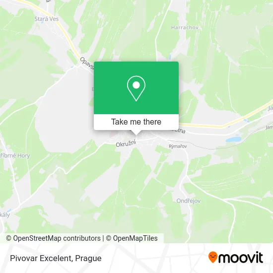 Карта Pivovar Excelent