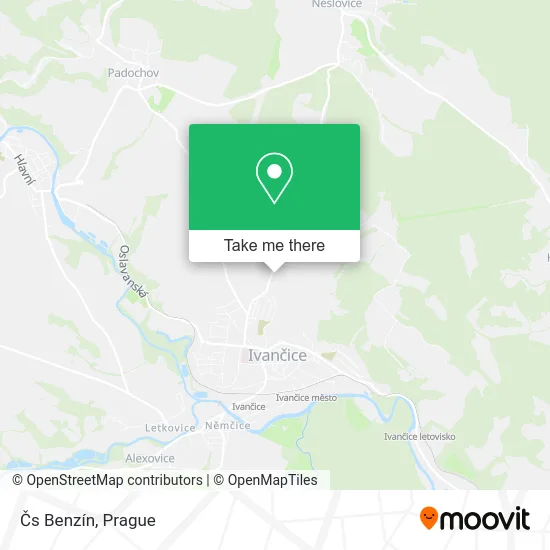Карта Čs Benzín