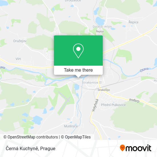Černá Kuchyně map