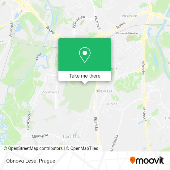 Карта Obnova Lesa