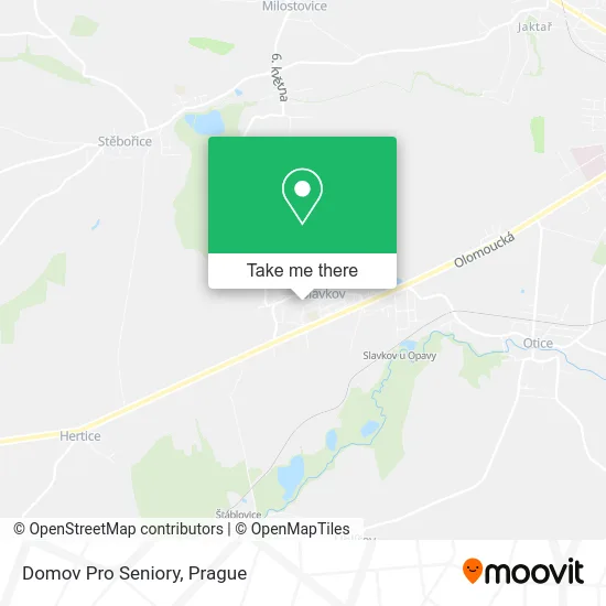 Карта Domov Pro Seniory