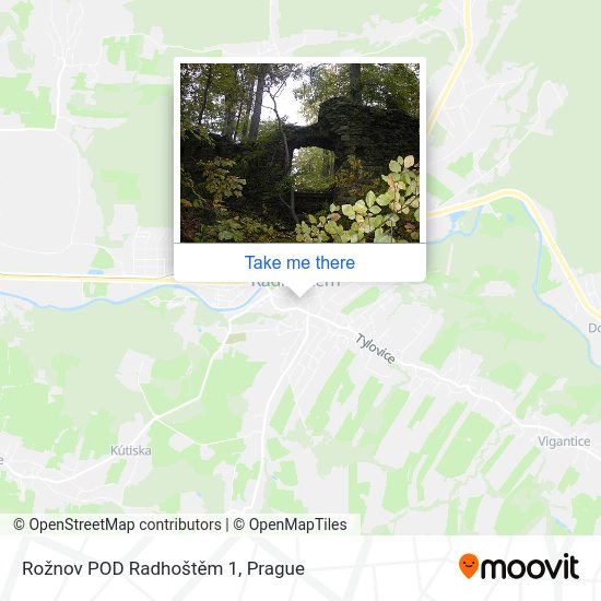 Rožnov POD Radhoštěm 1 map