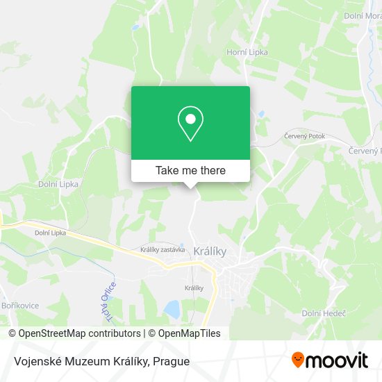 Vojenské Muzeum Králíky map