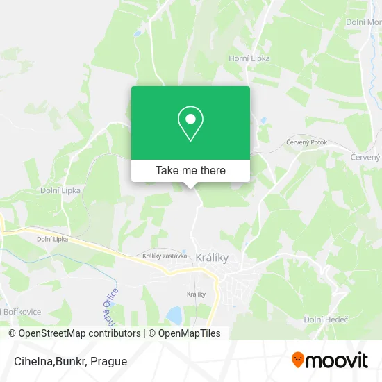 Карта Cihelna,Bunkr