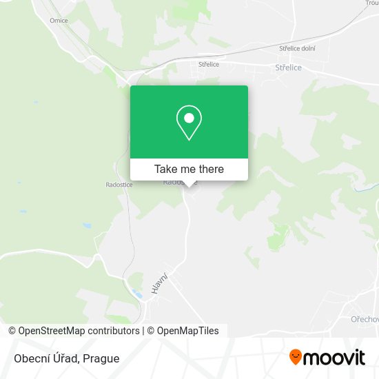 Obecní Úřad map
