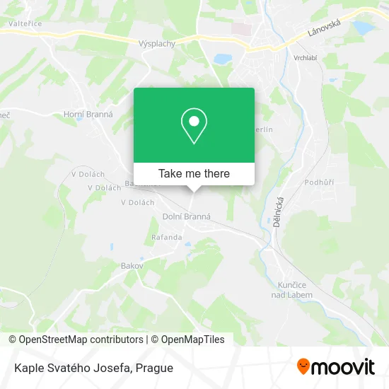 Карта Kaple Svatého Josefa