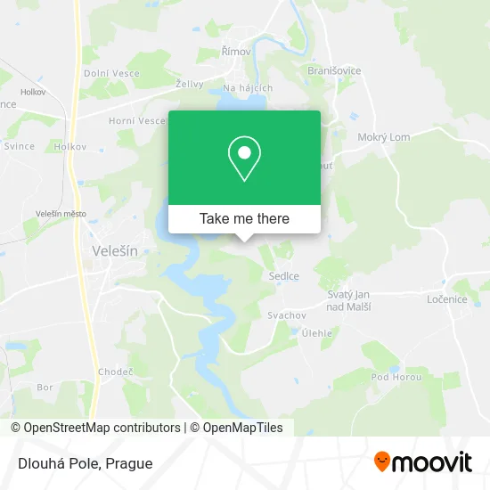 Карта Dlouhá Pole