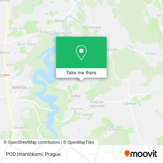 Карта POD Hraničkami