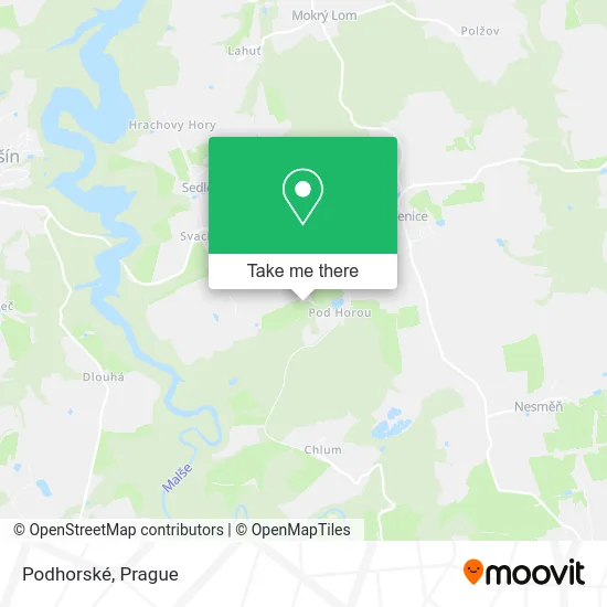 Карта Podhorské