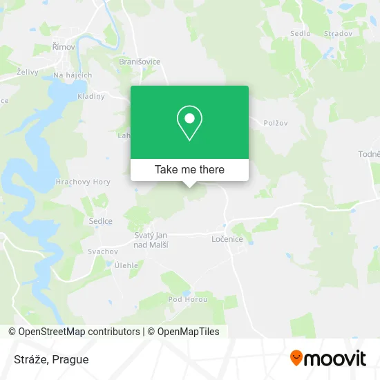 Карта Stráže