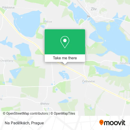 Карта Na Padělkách