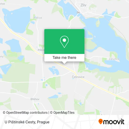 Карта U Pištínské Cesty