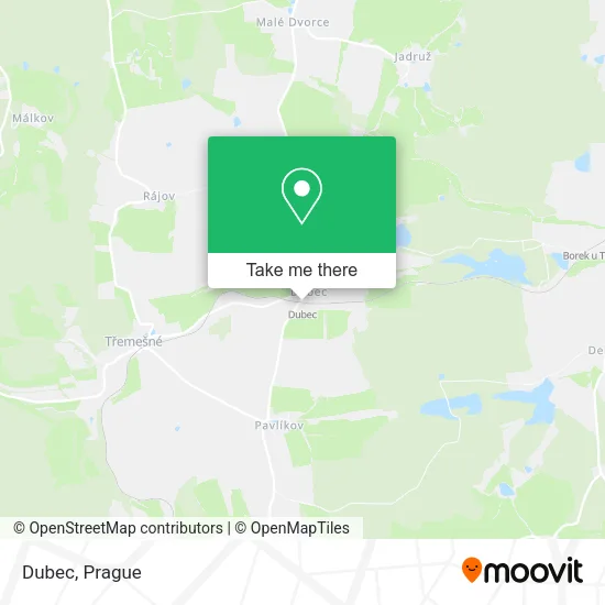 Dubec map
