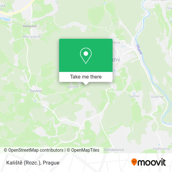 Карта Kaliště (Rozc.)