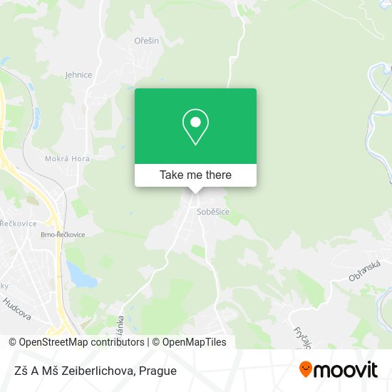 Карта Zš A Mš Zeiberlichova