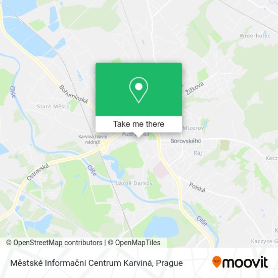 Městské Informační Centrum Karviná map