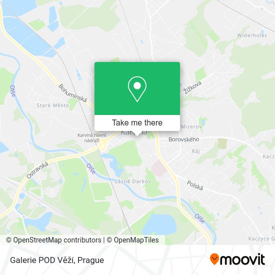 Galerie POD Věží map
