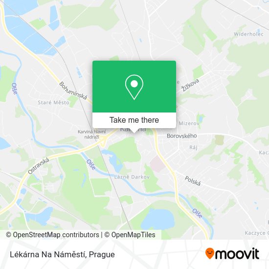 Lékárna Na Náměstí map