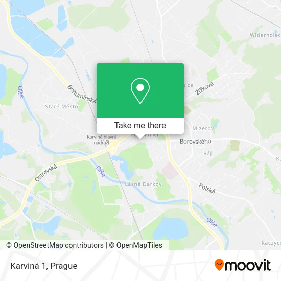 Карта Karviná 1