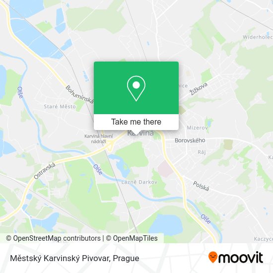 Městský Karvinský Pivovar map