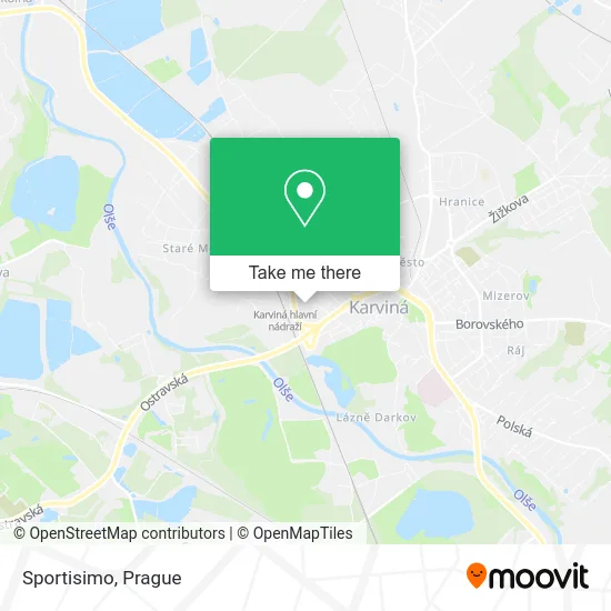 Карта Sportisimo